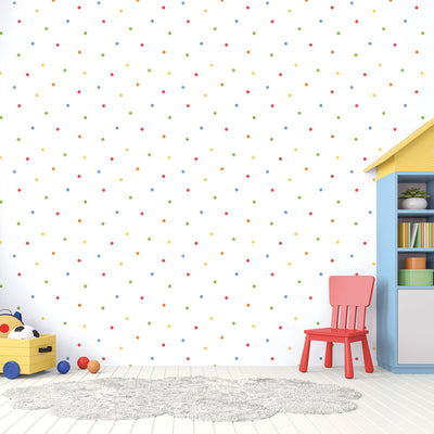 product image for Dots Primary Wallpaper from the Tiny Tots 2 Collection by Galerie Wallcoverings 25