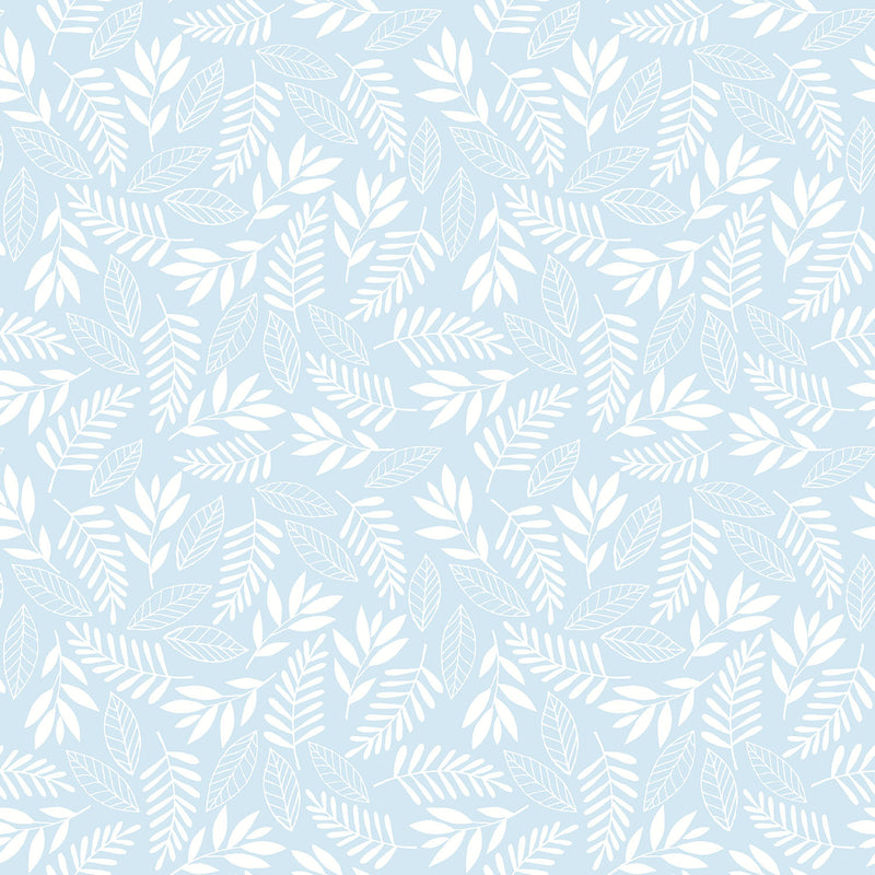 media image for Koala Leaf Light Blue Wallpaper from the Tiny Tots 2 Collection by Galerie Wallcoverings 290