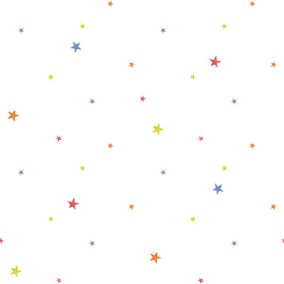 Shop Stars Primary Wallpaper from the Tiny Tots 2 Collection | Burke Decor