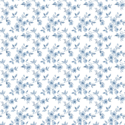 product image of Anemone Mini Blue Wallpaper from the Secret Garden Collection by Galerie Wallcoverings 55