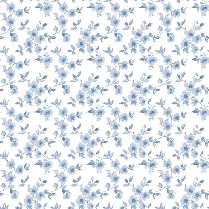 media image for Anemone Mini Blue Wallpaper from the Secret Garden Collection by Galerie Wallcoverings 297
