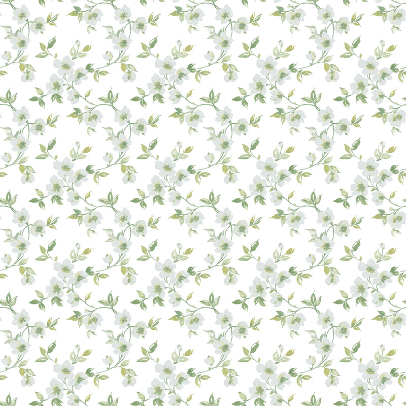 media image for Anemone Mini Duck Egg Wallpaper from the Secret Garden Collection by Galerie Wallcoverings 286