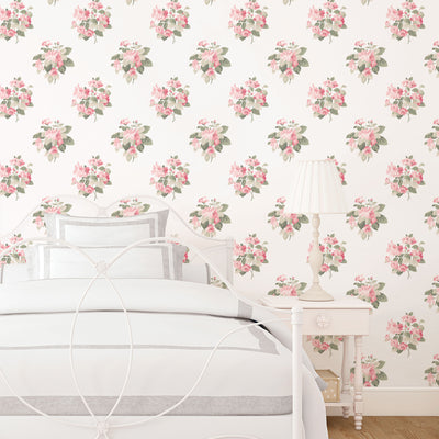 product image for Classic Bouquet Pink Wallpaper from the Secret Garden Collection by Galerie Wallcoverings 48