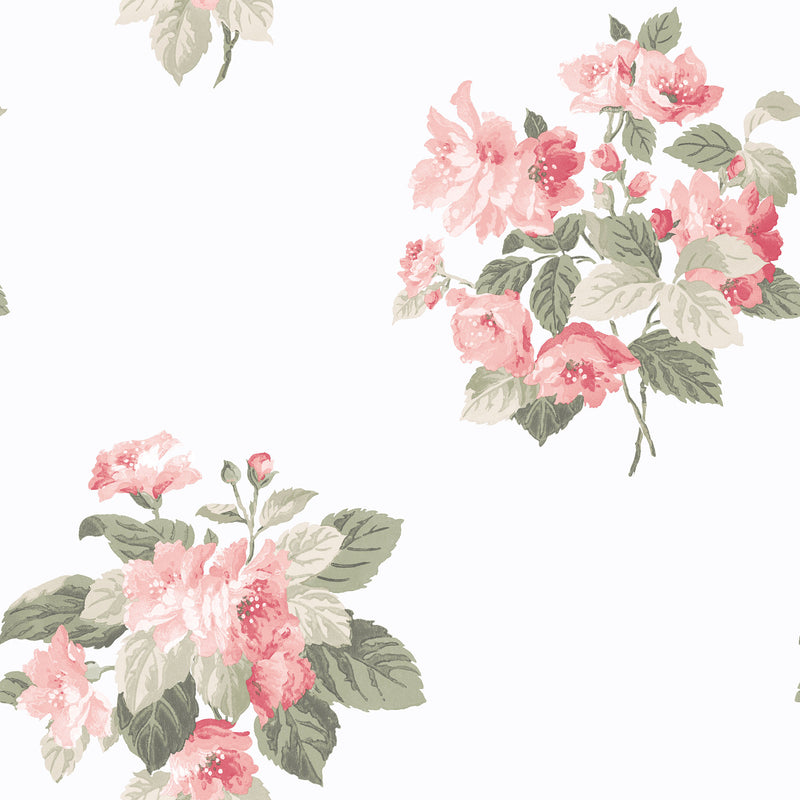 media image for Classic Bouquet Pink Wallpaper from the Secret Garden Collection by Galerie Wallcoverings 236