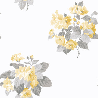 product image for Classic Bouquet Yellow Wallpaper from the Secret Garden Collection by Galerie Wallcoverings 31
