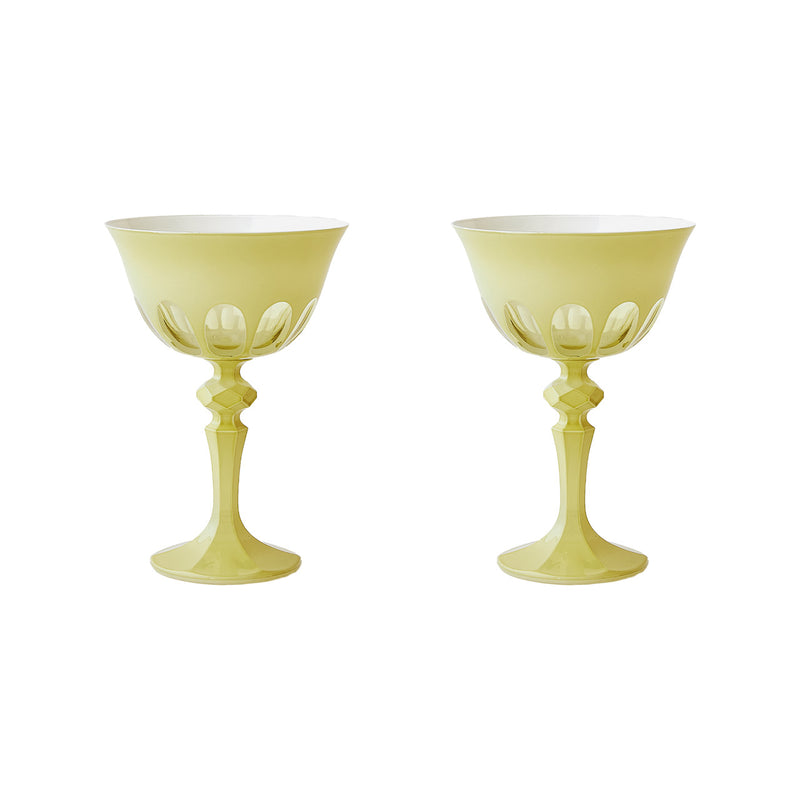 media image for rialto coupe glassware in various colors by sir madam 1 245