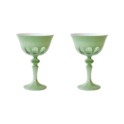 product image for rialto coupe glassware in various colors by sir madam 3 75