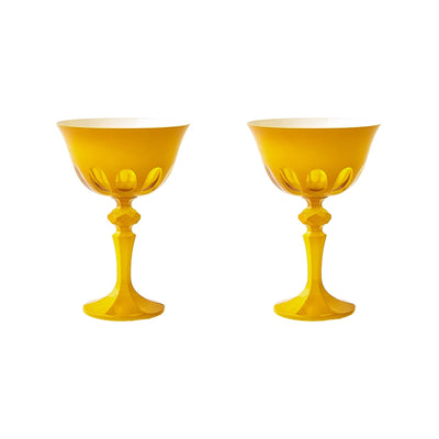product image for rialto coupe glassware in various colors by sir madam 2 1