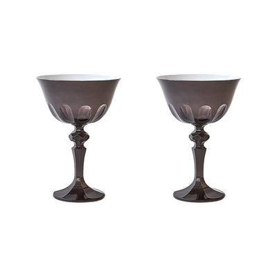 product image for rialto coupe glassware in various colors by sir madam 5 5