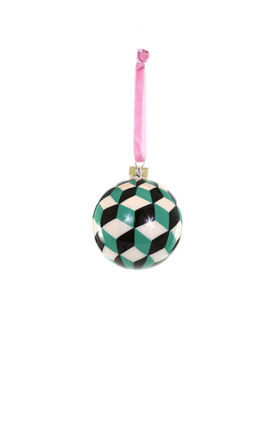 product image of Tumbling Block Bauble - Green 534