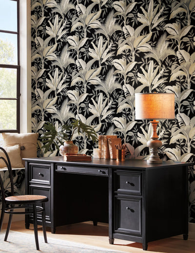 product image for Summerhouse Midnight Wallpaper from the Greenhouse Collection by York Wallcoverings 22