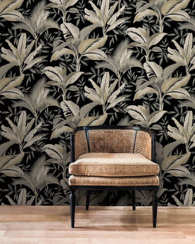 product image for Summerhouse Midnight Wallpaper from the Greenhouse Collection by York Wallcoverings 32