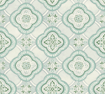 product image of Garden Trellis Rain Wallpaper from the Greenhouse Collection by York Wallcoverings 547