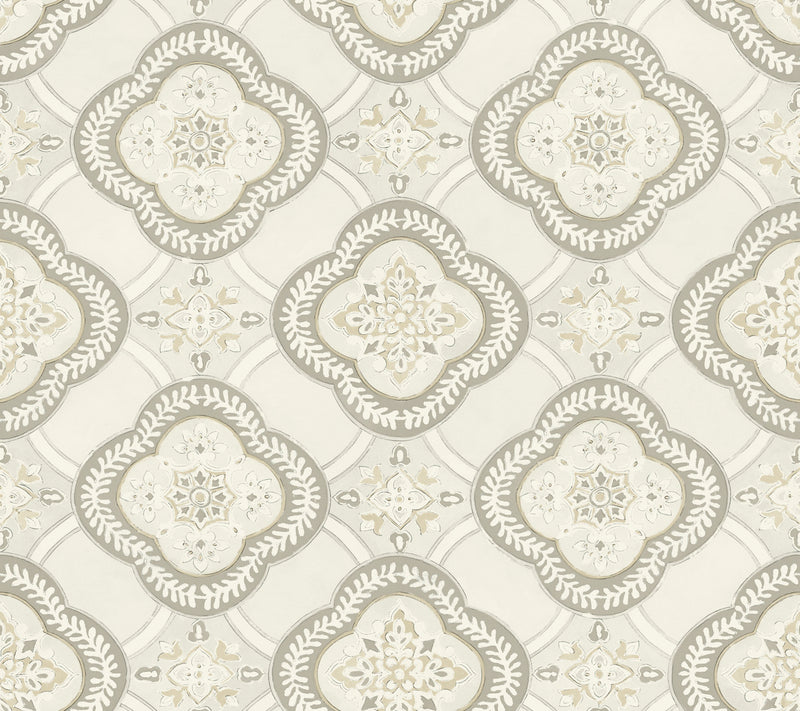 media image for Garden Trellis Hazel Wallpaper from the Greenhouse Collection by York Wallcoverings 293