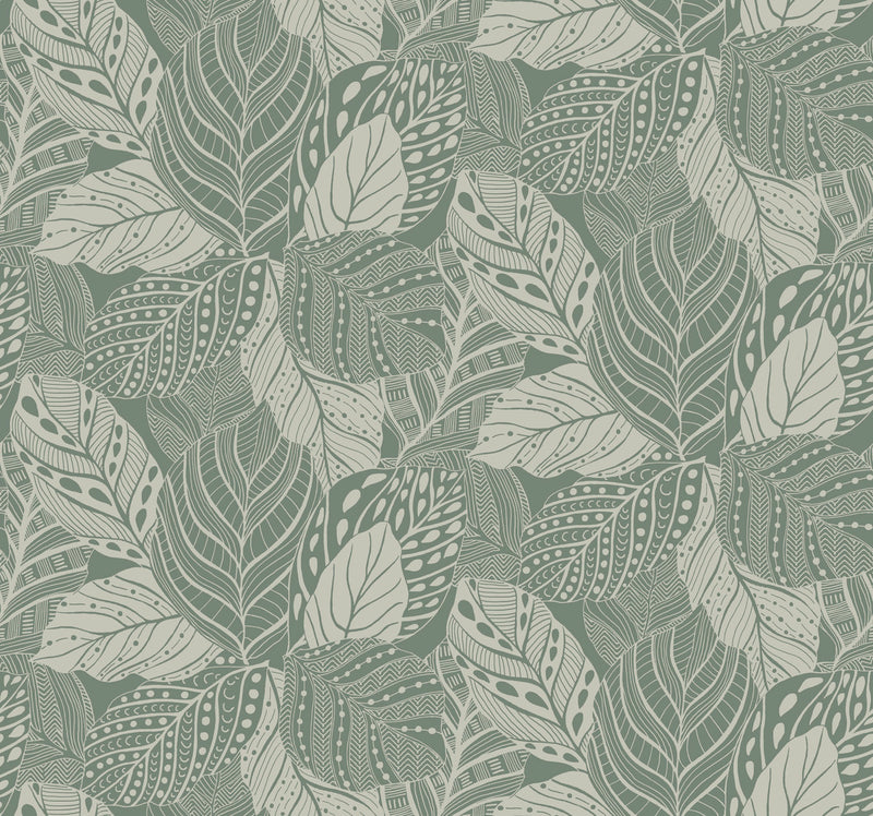 media image for Vinca Eucalyptus Wallpaper from the Greenhouse Collection by York Wallcoverings 264