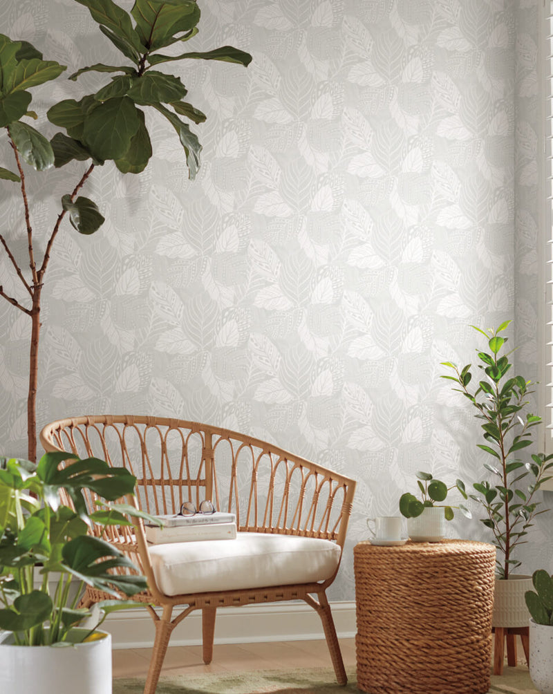 media image for Vinca Pearl Wallpaper from the Greenhouse Collection by York Wallcoverings 250