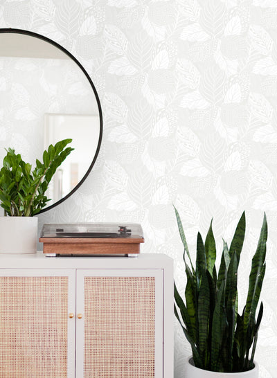 product image for Vinca Pearl Wallpaper from the Greenhouse Collection by York Wallcoverings 4