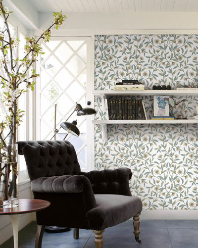 product image for Jasmine Eucalyptus Wallpaper from the Greenhouse Collection by York Wallcoverings 27