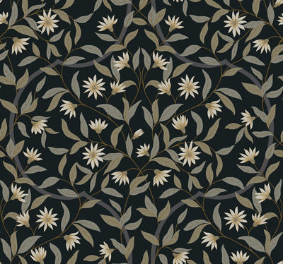 product image for Jasmine Midnight Wallpaper from the Greenhouse Collection by York Wallcoverings 3