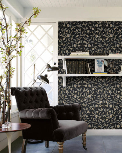 product image for Jasmine Midnight Wallpaper from the Greenhouse Collection by York Wallcoverings 80