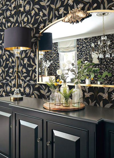 product image for Jasmine Midnight Wallpaper from the Greenhouse Collection by York Wallcoverings 76