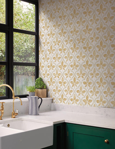 product image for Sevilla Ochre Wallpaper from the Greenhouse Collection by York Wallcoverings 88