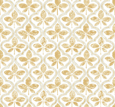 product image of Sevilla Ochre Wallpaper from the Greenhouse Collection by York Wallcoverings 577