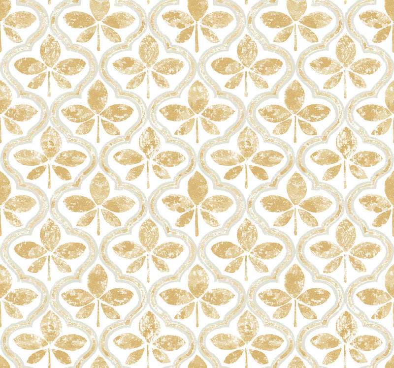 media image for Sevilla Ochre Wallpaper from the Greenhouse Collection by York Wallcoverings 225