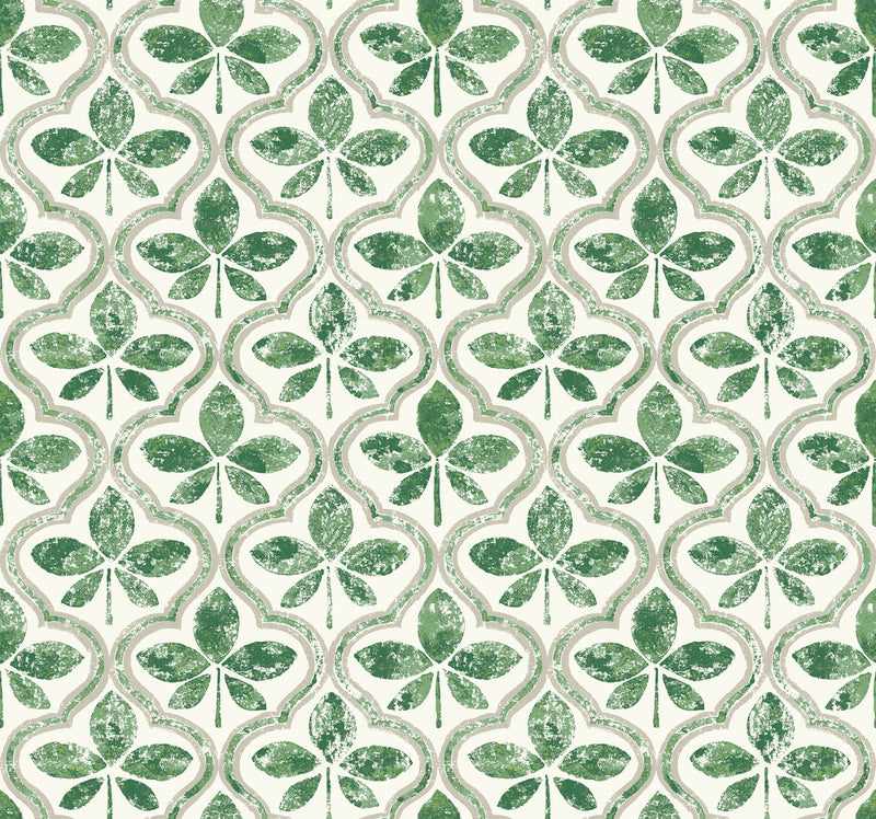 media image for Sevilla Clover Wallpaper from the Greenhouse Collection by York Wallcoverings 214