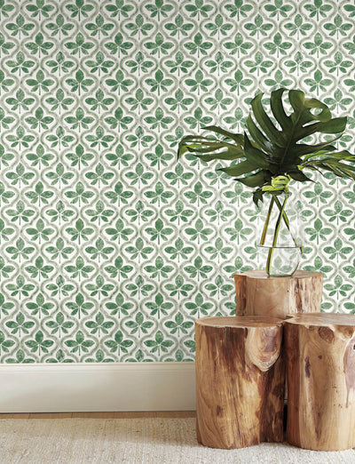 product image for Sevilla Clover Wallpaper from the Greenhouse Collection by York Wallcoverings 98