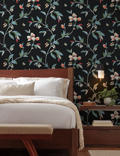 product image for Springtime Midnight/Multi Wallpaper from the Greenhouse Collection by York Wallcoverings 36