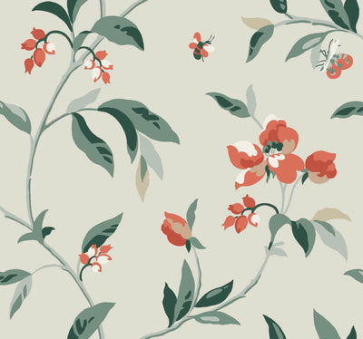 product image of Springtime Sand/Clay Wallpaper from the Greenhouse Collection by York Wallcoverings 516