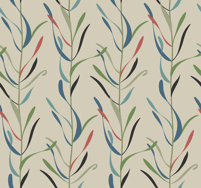 product image of Chloe Vine Savanna Wallpaper from the Greenhouse Collection by York Wallcoverings 50