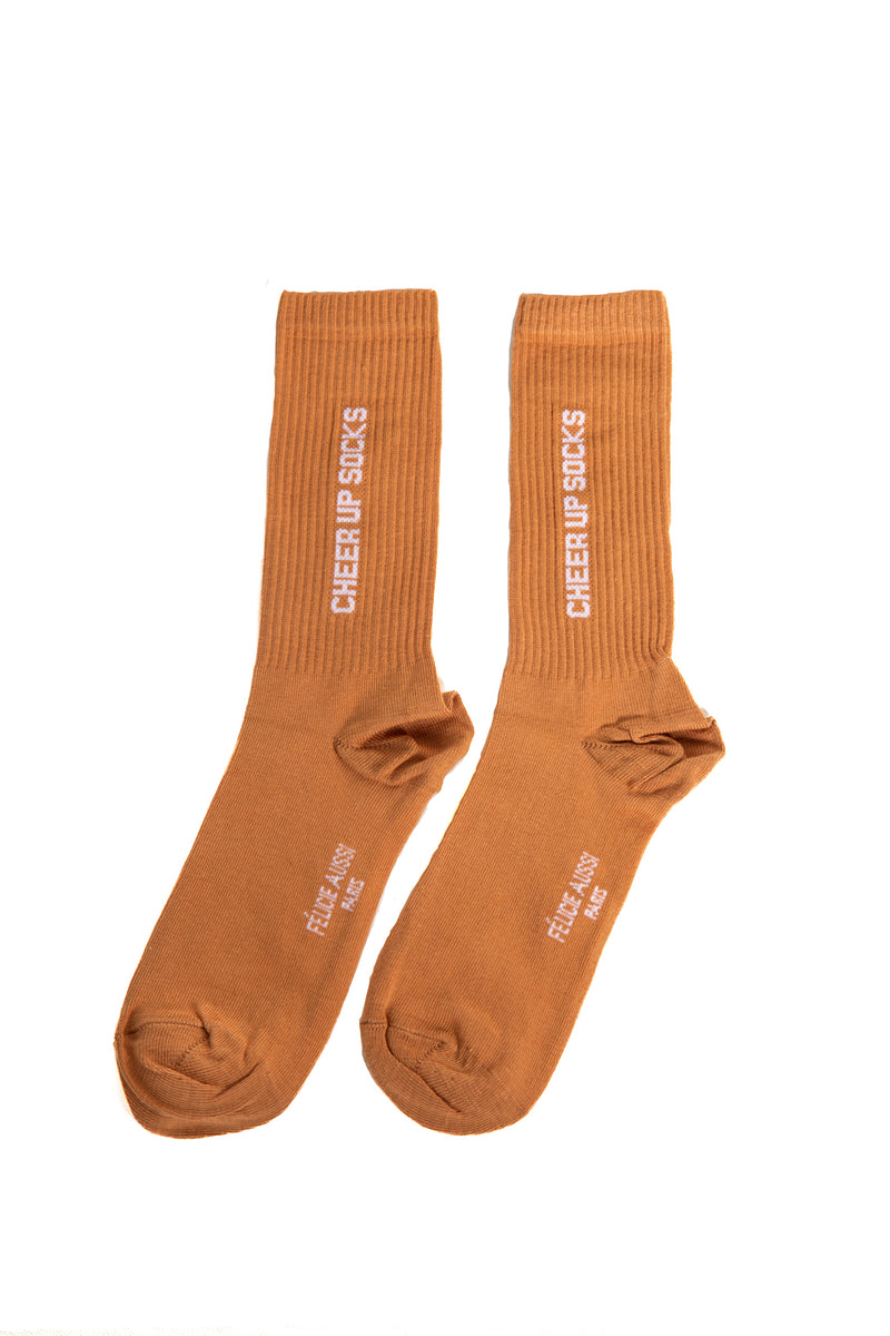 media image for set of 5 pairs of socks cheer up caramel by felicie aussi 5chchec40 1 234