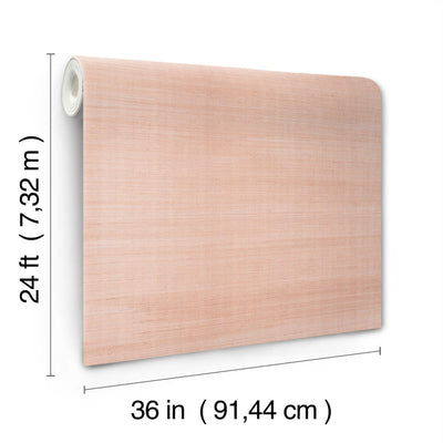 product image for Maguey Sisal Wallpaper in Rose 7