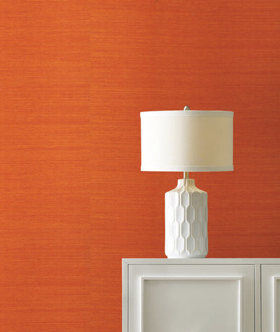 product image for Maguey Sisal Wallpaper in Clementine 87