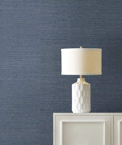 product image for Maguey Sisal Wallpaper in Denim 47