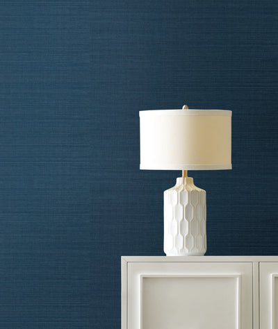 product image for Maguey Sisal Wallpaper in Indigo 47