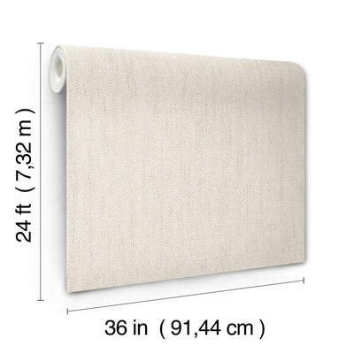 product image for Tailored Weave Wallpaper in White 11