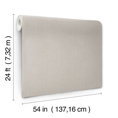 product image for Classic Linen Wallpaper in Grey 70