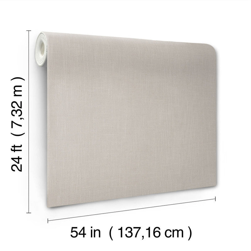 media image for Classic Linen Wallpaper in Grey 28