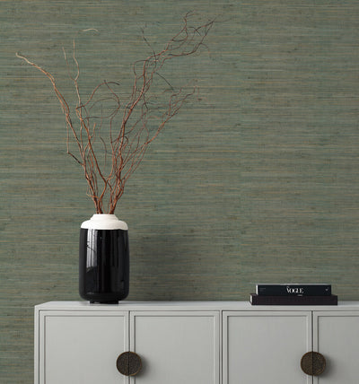 product image for Knotted Grass Wallpaper in Spruce 10