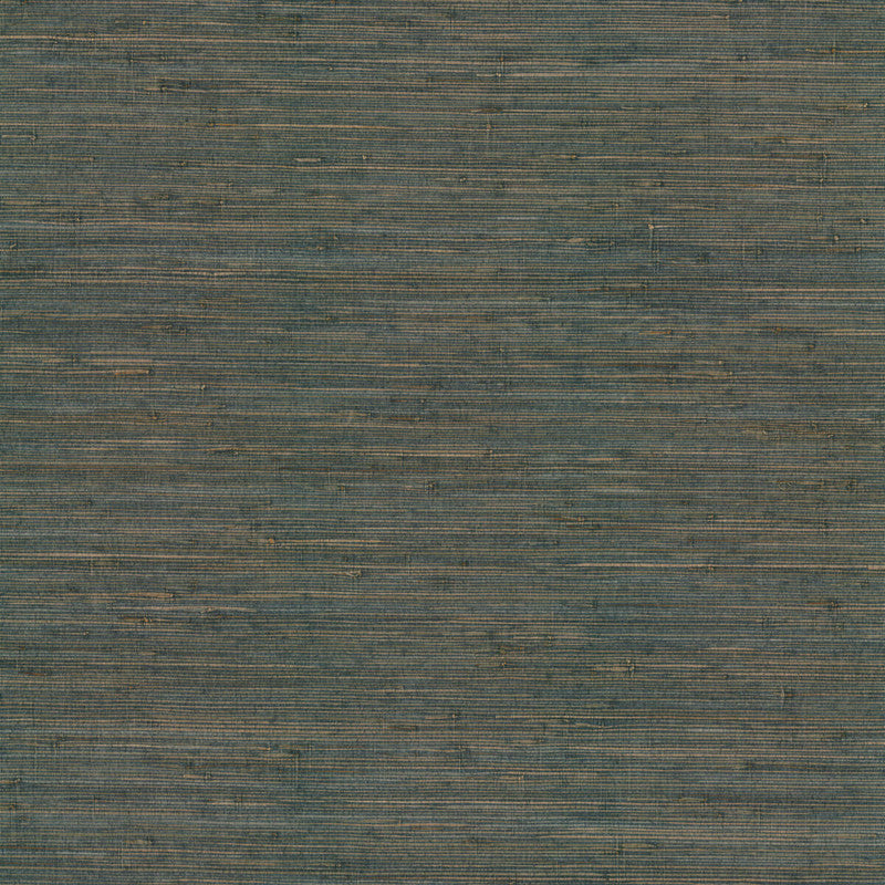 media image for Knotted Grass Wallpaper in Dark Teal 271