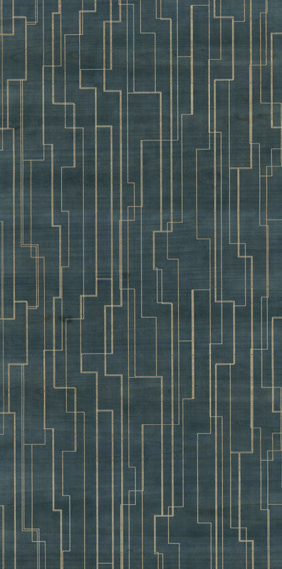 product image of Inlay Line Wallpaper in Peacock 533