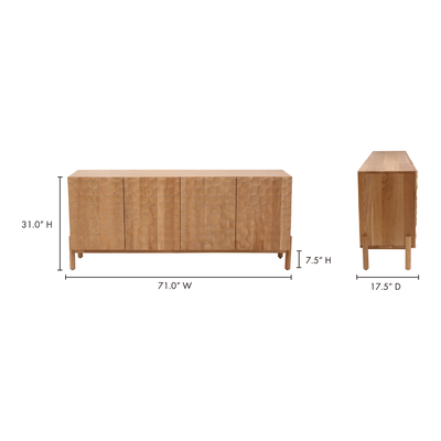 product image for misaki oak sideboard by bd la mhc gz 1152 02 18 98