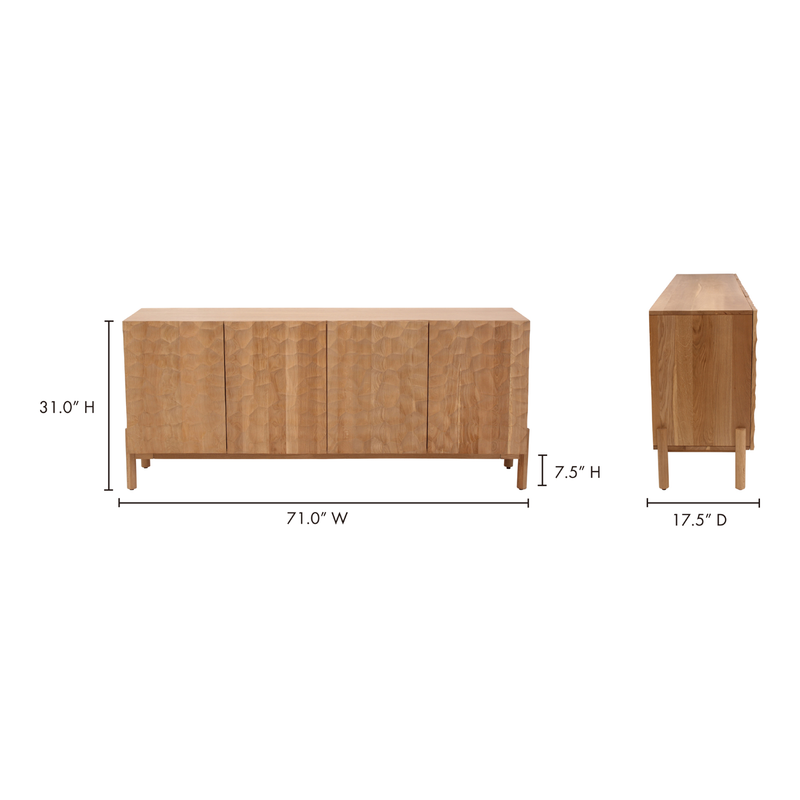 media image for misaki oak sideboard by bd la mhc gz 1152 02 18 227