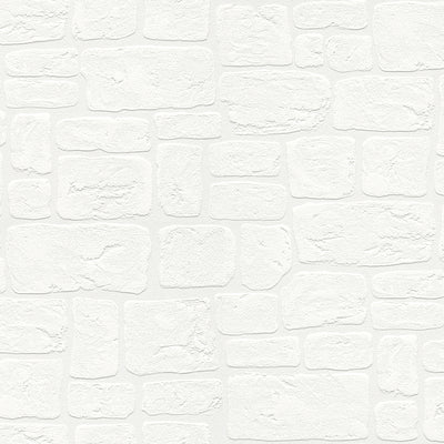 product image of sample gaffrey white stone paintable wallpaper by brewster home fashions 1 564