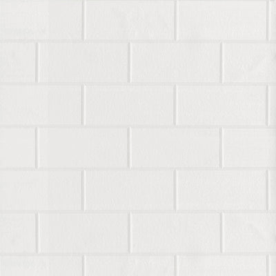 product image of sample galley white subway tile paintable wallpaper by brewster home fashions 1 558