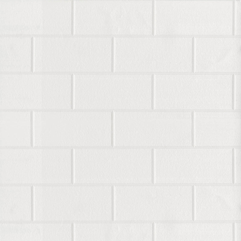 media image for sample galley white subway tile paintable wallpaper by brewster home fashions 1 299