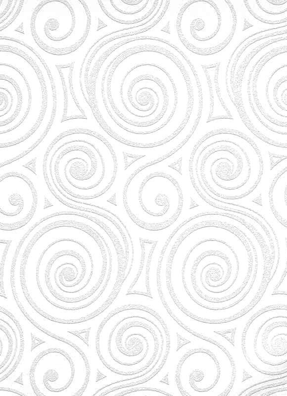 media image for Graphic Swirls Paintable Wallpaper in White design by BD Wall 249